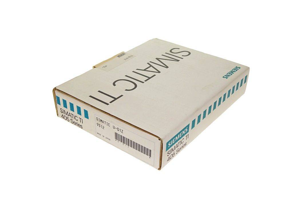 SIMATIC TI' gekennzeichnetes verpacktes Produkt mit der Bezeichnung 'SIMATIC U-01Z 405 Serie 5132' von Siemens, zeigt Bestands- und Barcode-Details.