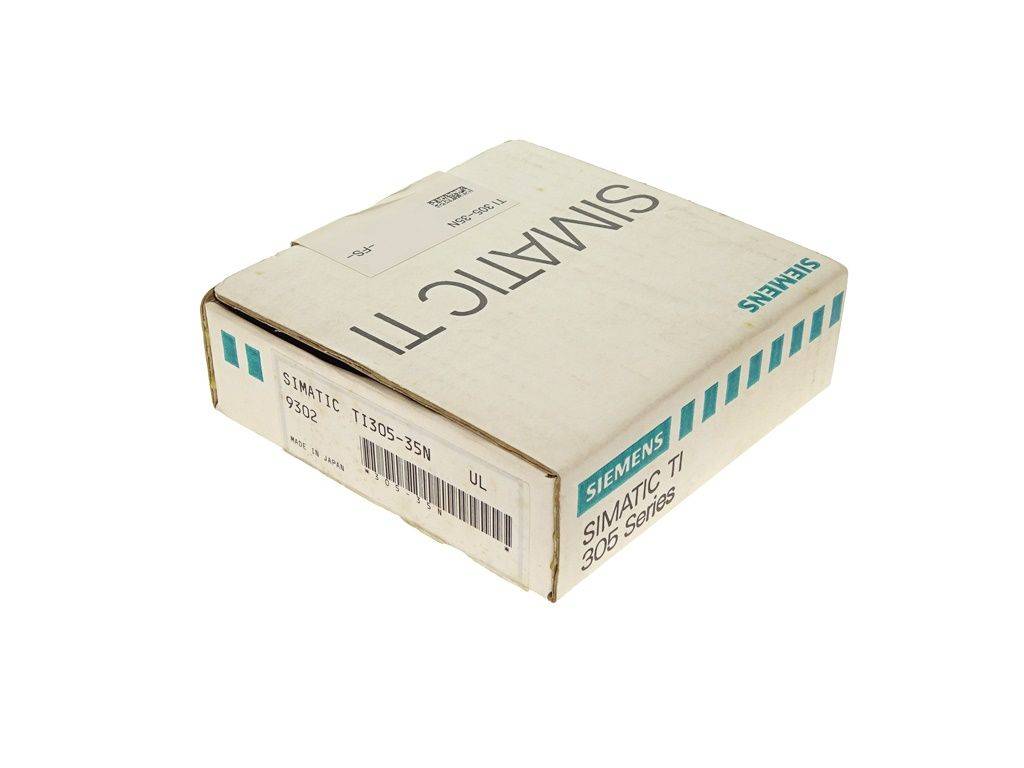 Siemens SIMATIC TI 305 Series Box, beschriftet mit „SIMATIC T1305-35N