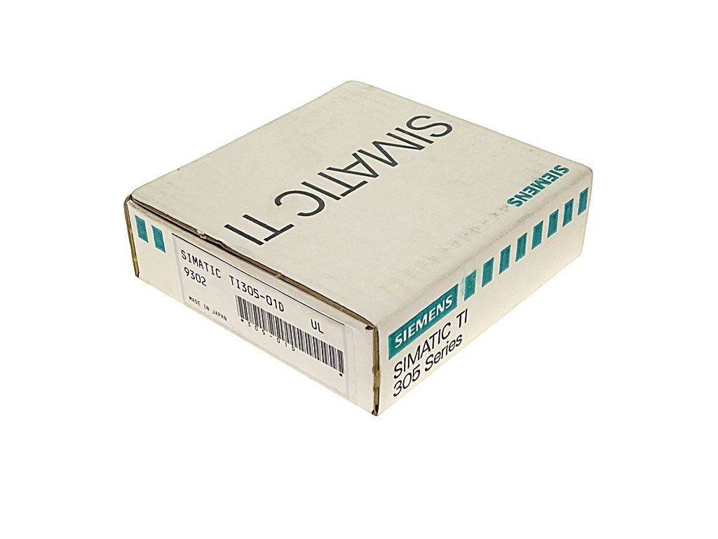 Siemens SIMATIC TI 305 Serie Produktbox mit Etikett „SIMATIC TI305-010 UL