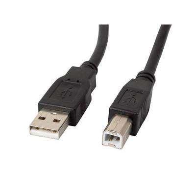 LANBERG USB-A(M)->USB-B(M) 2.0 Kabel 1,0m Ferrite sw Multimedia-Technik USB-Kabel