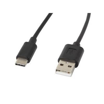 LANBERG USB-C(M)->USB-A(M)2.0 Kabel 1,8m schwarz Multimedia-Technik USB-Kabel