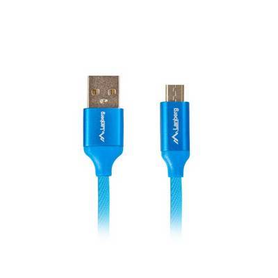 LANBERG USB Micro(M)->USB-A(M) 2.0 Kabel 1,0m PREMIUM QC 3.0 Multimedia-Technik USB-Kabel