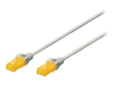 DIGITUS Patchkabel RJ45 U/UTP Cat6A 2.00m grau o. Hebelschu Polybeutel Kabel Cat.6