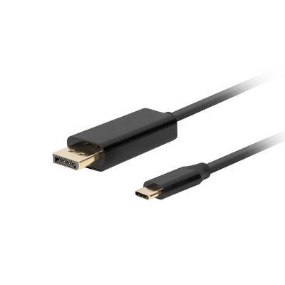HDMI-zu-USB-C-Adapterkabel mit schwarzen Steckern.