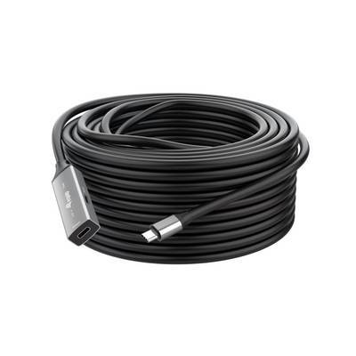 Equip Kabel USB-C3.2->C Gen1 Akt.Erweit.St/Bu 5.00m schwarz Multimedia-Technik USB-Kabel