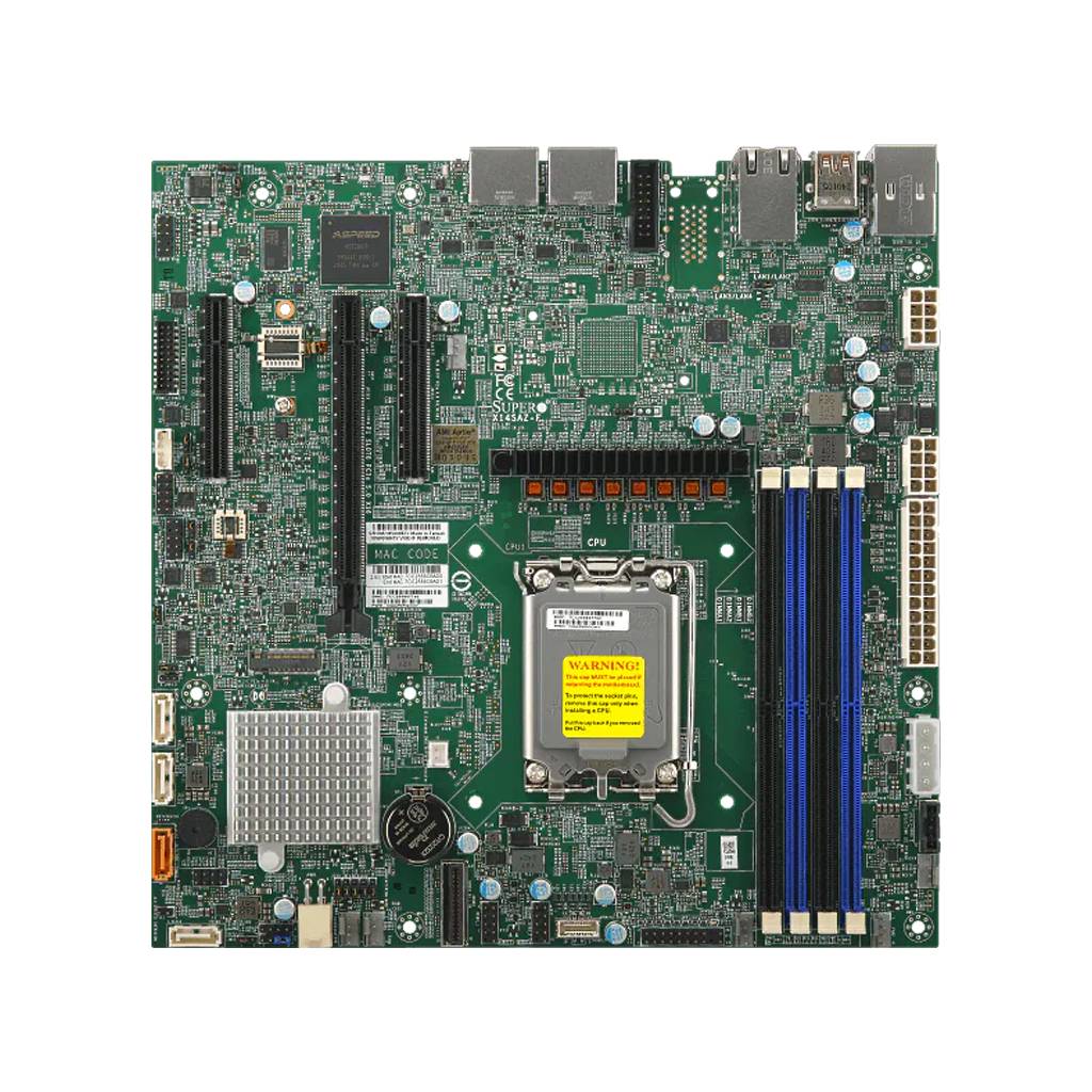 Supermicro Mainboard X14SAZ-F micro-ATX Sockel 1851 Single - Mainboard - Intel Sockel 1851 (Core Ultra 100&200)