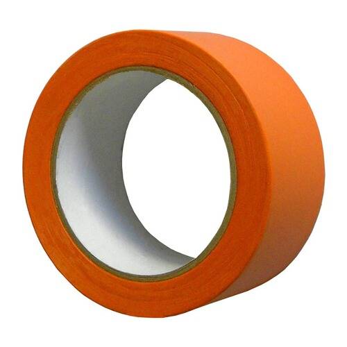 PVC-BAND T005 GLATT 50 mm x 33 m orange