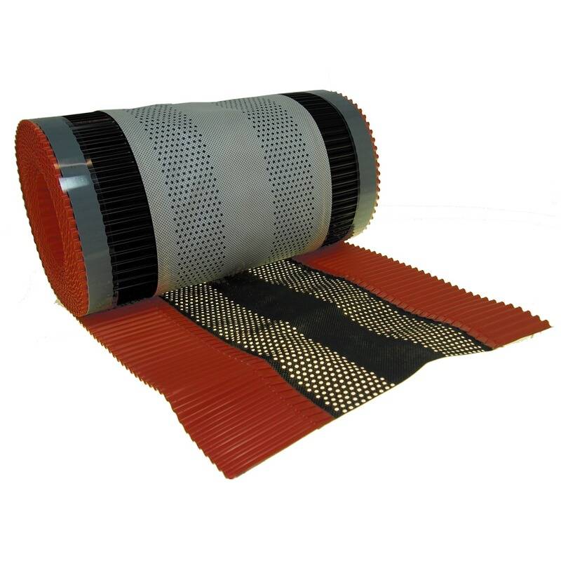 FIRST-/GRATROLLE Typ-220 , Rolle a 5m ziegelrot