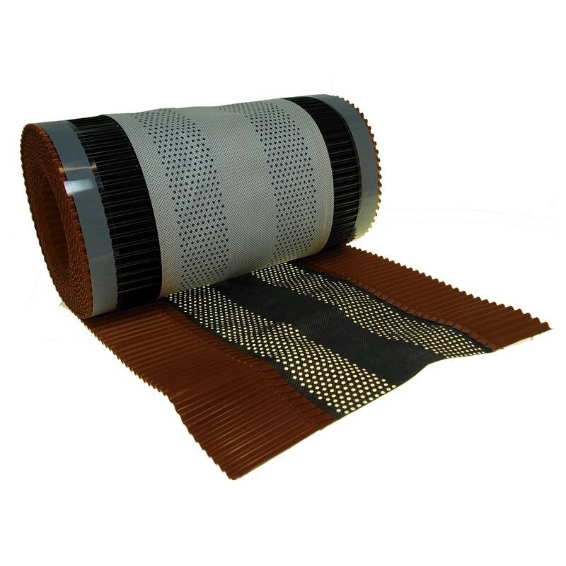 FIRST-/GRATROLLE Typ-220, Rolle a 5m dunkelbraun