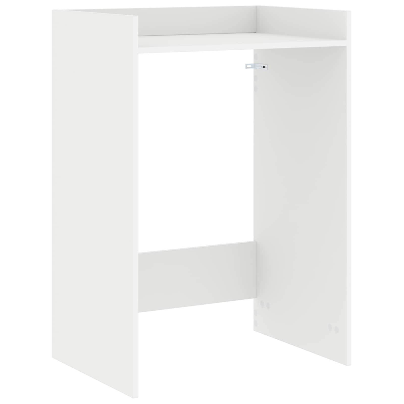 vidaXL Waschmaschinen-Schrank Weiß 67,5 x 48 x 97 cm Holzwerkstoff