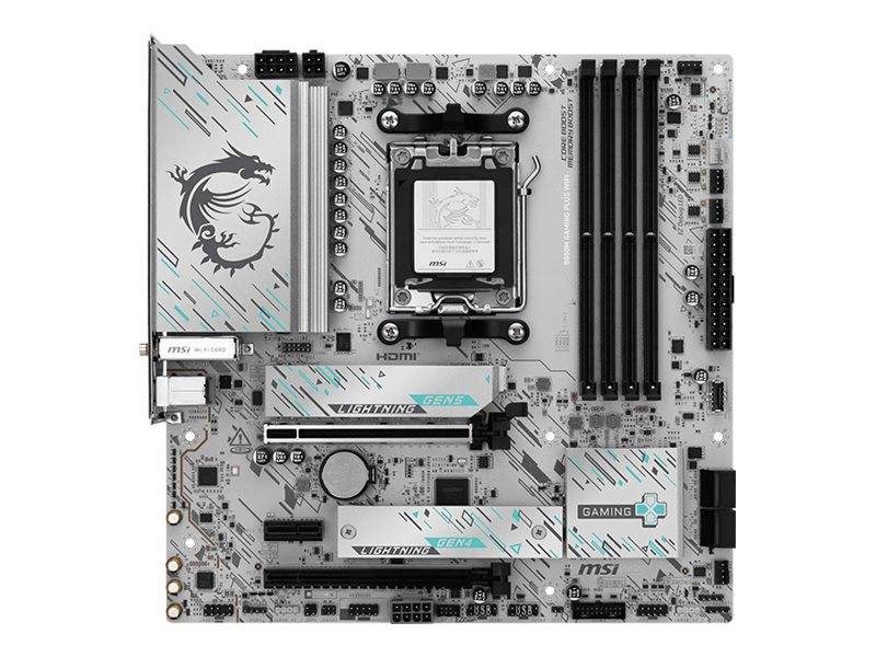 MSI B850M GAMING PLUS WIFI - Motherboard - micro ATX - Socket AM5 - AMD B850 Chipsatz - USB-C 3.2 Gen2, USB 3.2 Gen 1 - 5 Gigabit Ethernet, Wi-Fi