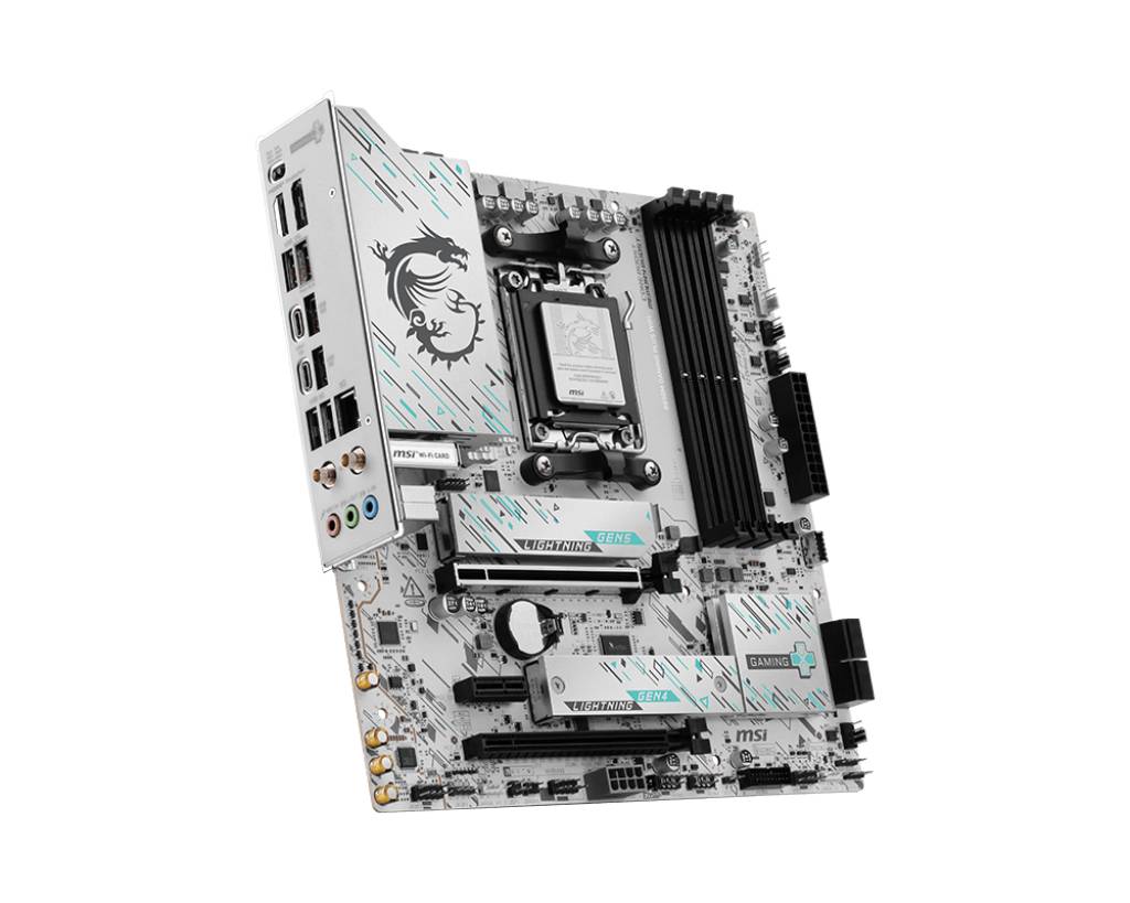 MSI B850M GAMING PLUS WIFI - Motherboard - micro ATX - Socket AM5 - AMD B850 Chipsatz - USB-C 3.2 Gen2, USB 3.2 Gen 1 - 5 Gigabit Ethernet, Wi-Fi