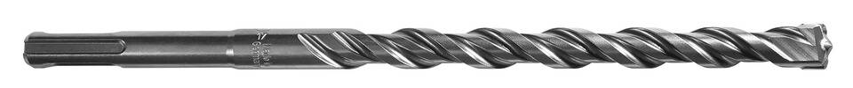 Eine Nahaufnahme eines metallischen Wendelbohrers, der seine scharfen, spiralförmigen Schneidkanten zur Schau stellt.