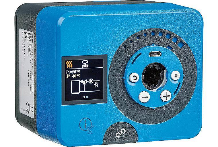 Ein digitaler Temperaturregler mit einem Display, das 