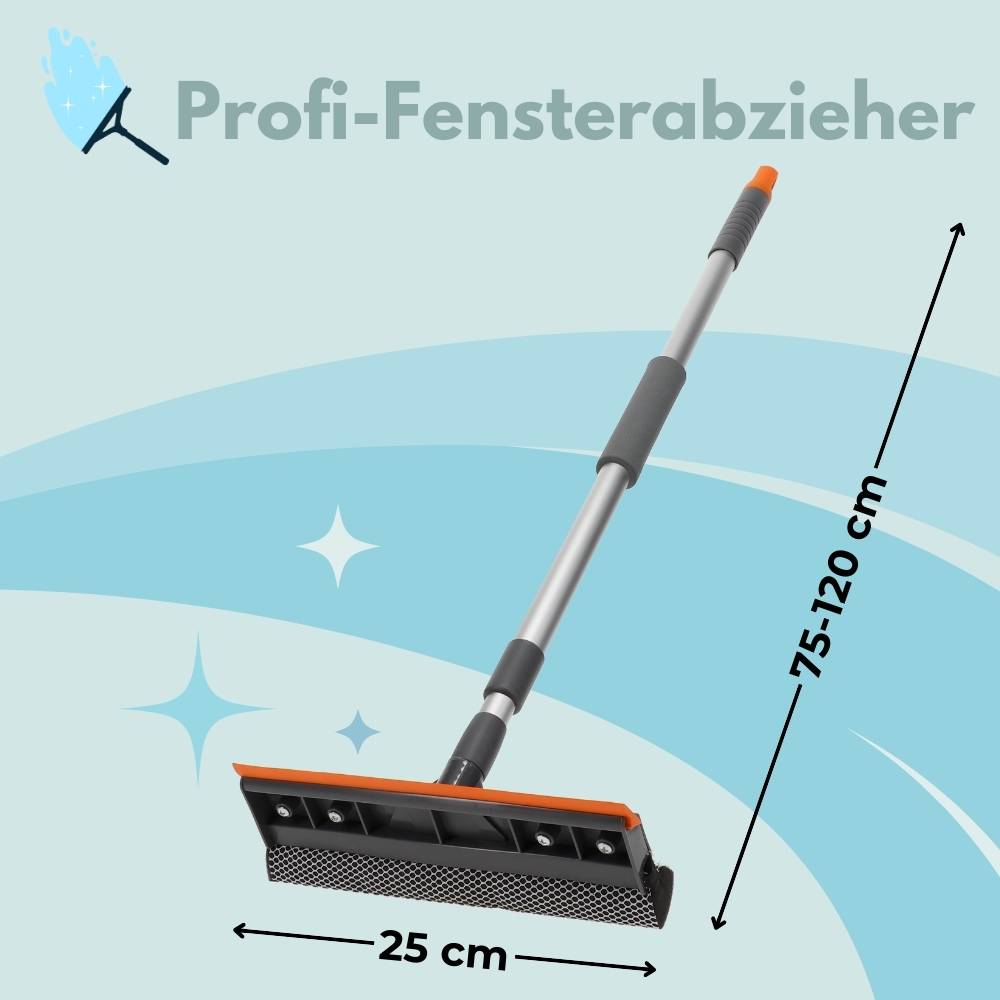 Ein Fensterabzieher mit der Bezeichnung „Profi-Fensterabzieher