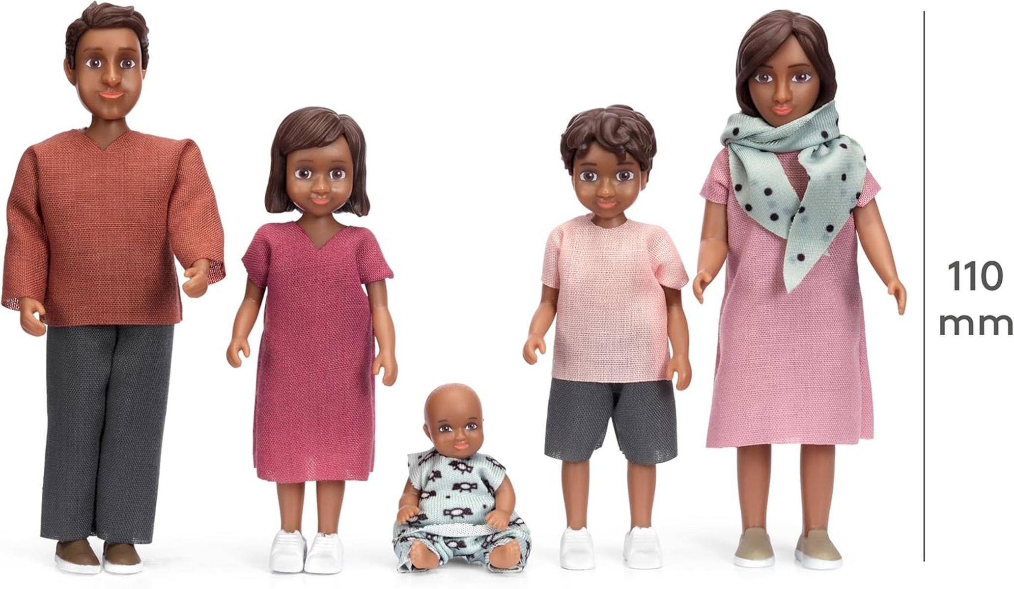 Lundby Puppenhaus Puppen für Familie Puppenfamilie Nikki Biegepuppen