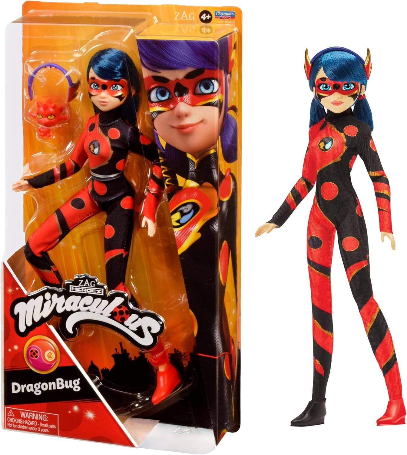 Bandai Miraculous Ladybug Puppe Dragon Bug 26cm Ankleidepuppe Superhelden P50010