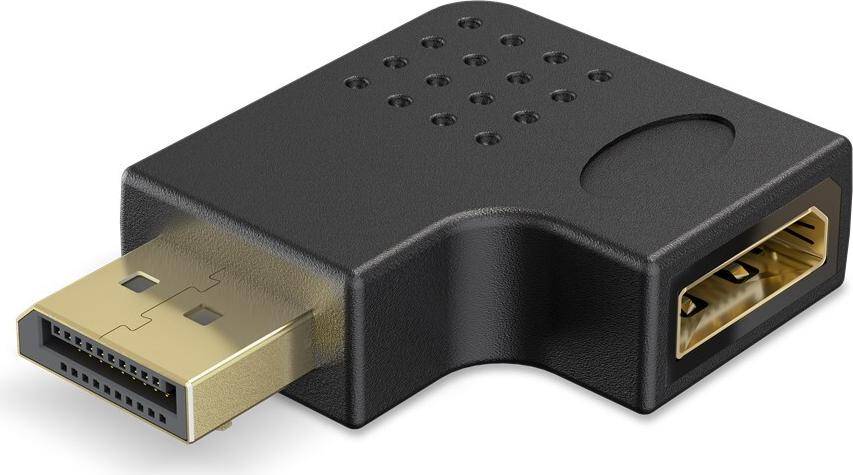 Goobay DisplayPort Angled Adapter 90° Right black (77131)