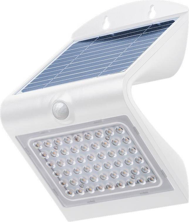 Goobay LED-Solar-Wandleuchte mit Bewegungsmelder 4 W weiß