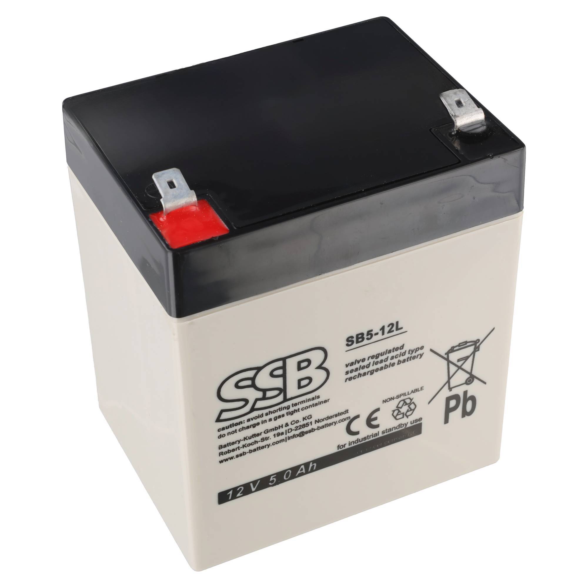 AKKUmed Blei Akkueinsatz passend für AKS Lifter Typ Foldy, Dualo, Clino, Typ 89070/ 89154 - 12 V 5000 mAh 90x70x107 mm