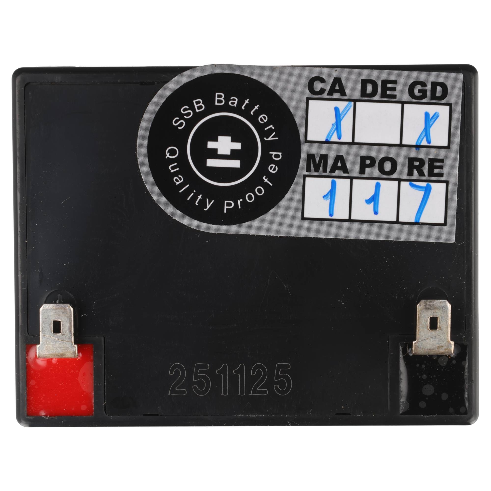 SSB Blei Akku SBH190-12 für Hochstromanwendung 12.0V 5.0Ah