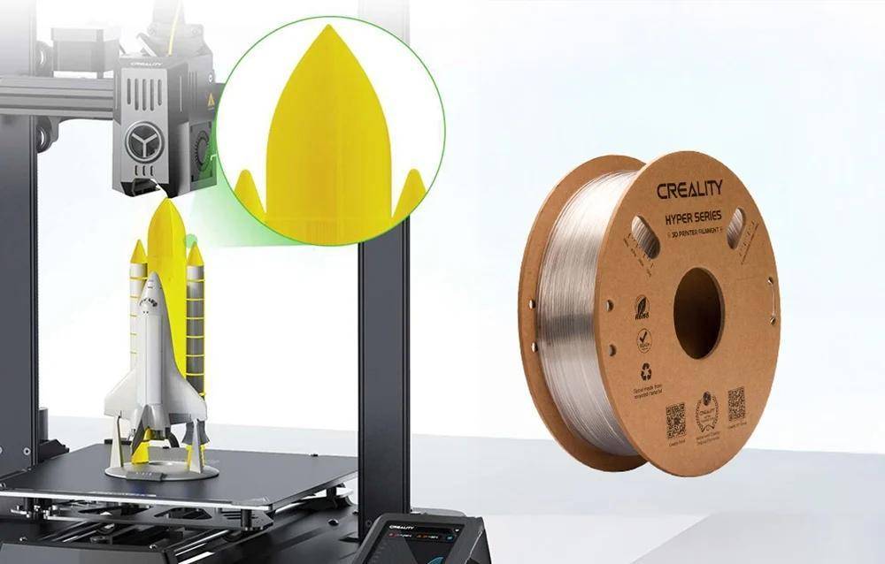 Creality Hyper PETG Filament, 1,75mm, 1kg - Farbton: transparent