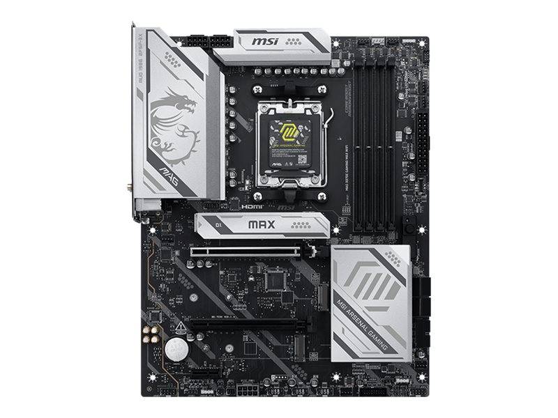 MSI MAG X870E GAMING MAX WIFI - Motherboard - ATX - Socket AM5 - AMD X870E Chipsatz - USB4, USB-C 3.2 Gen2, USB 3.2 Gen 2, USB 3.2 Gen 1, USB-C 3.2