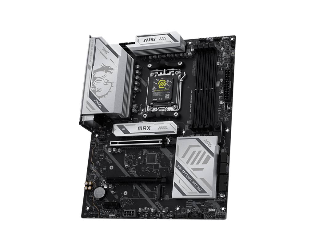 MSI MAG X870E GAMING MAX WIFI - Motherboard - ATX - Socket AM5 - AMD X870E Chipsatz - USB4, USB-C 3.2 Gen2, USB 3.2 Gen 2, USB 3.2 Gen 1, USB-C 3.2