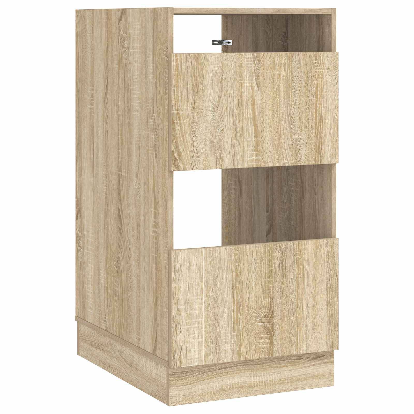 vidaXL Wäscheschrank mit Tür Sonoma 50 x 68 x 102 cm Holzwerkstoff