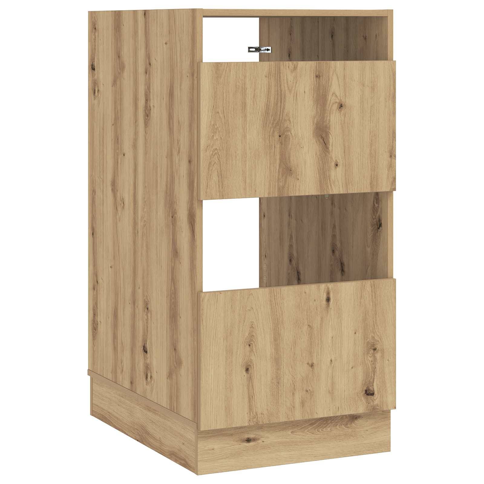 vidaXL Wäscheschrank Artisan-Eiche 50 x 68 x 102 cm Holzwerkstoff