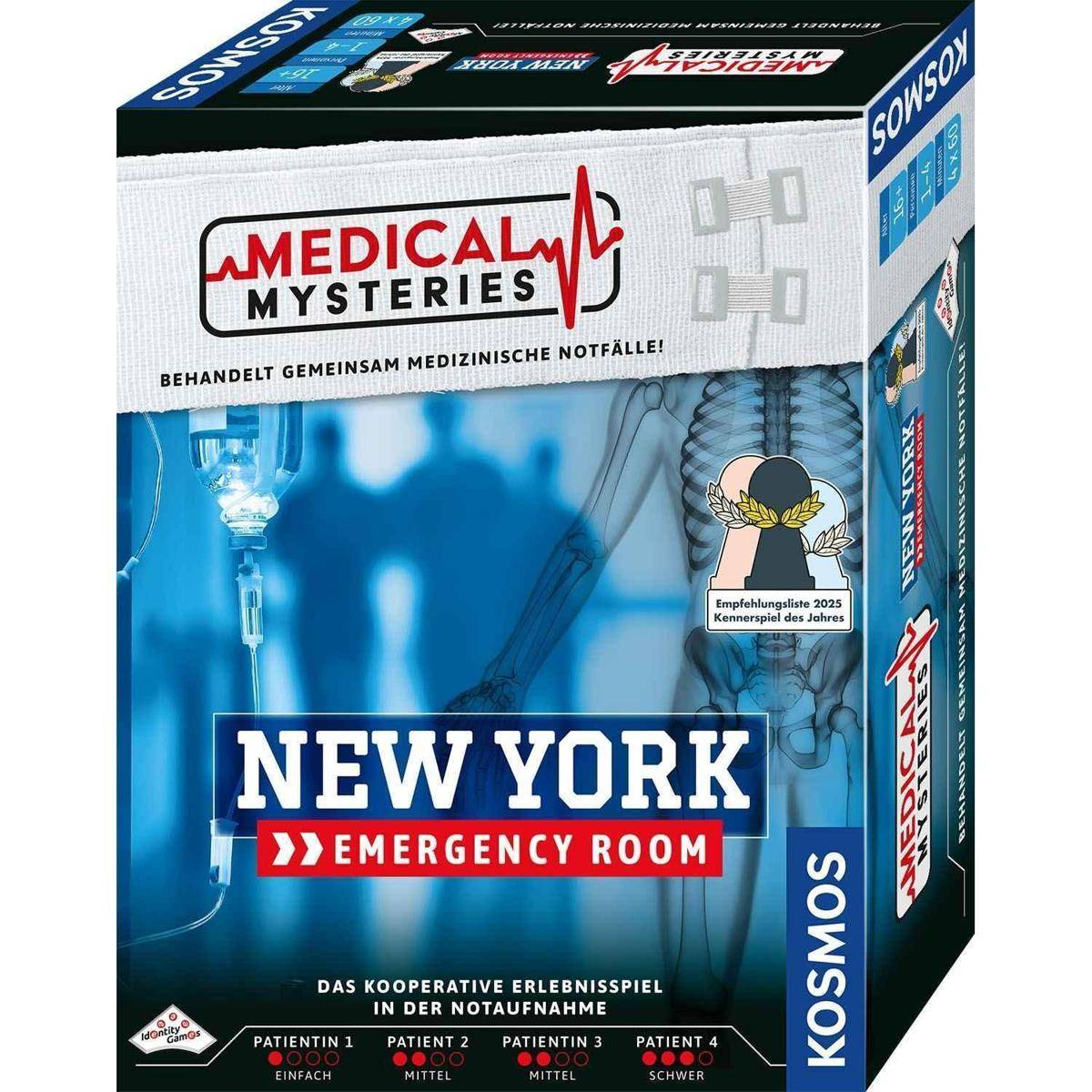 Medical Mysteries: New York – Empfohlen Kennerspiel des Jahres 2025