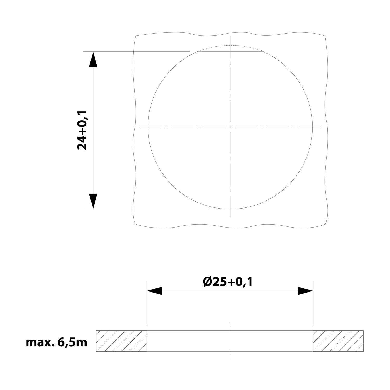 Phoenix Contact M23 RC Gerätesteckverbinder gerade Stift / Buchse Hinterwand Farbe silber - 24 Stück