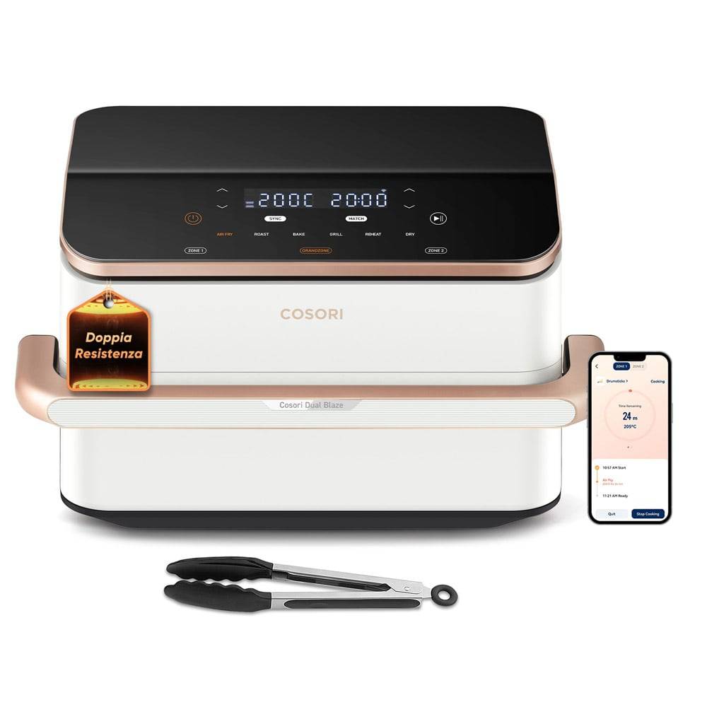 Cosori Dual Blaze Luftfritteuse mit digitaler Anzeige, die 
