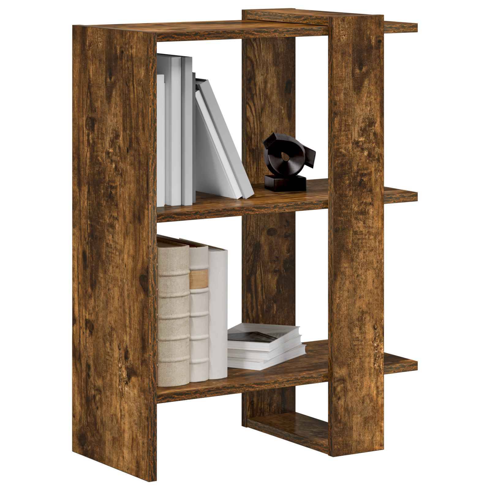 vidaXL Bücherregal Geräucherte Eiche 52 x 25 x 71,5 cm Holzwerkstoff