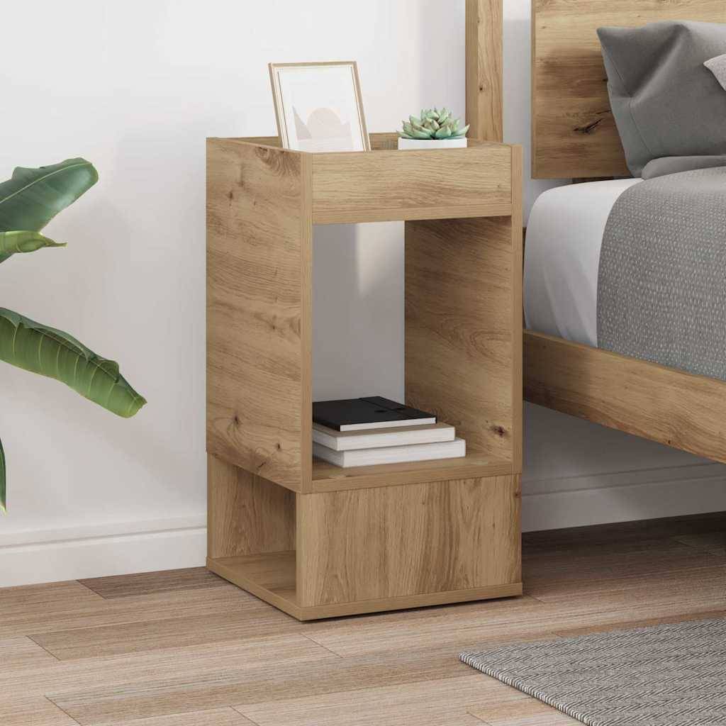 vidaXL Beistelltisch Artisan-Eiche 30 x 30 x 56 cm Holzwerkstoff