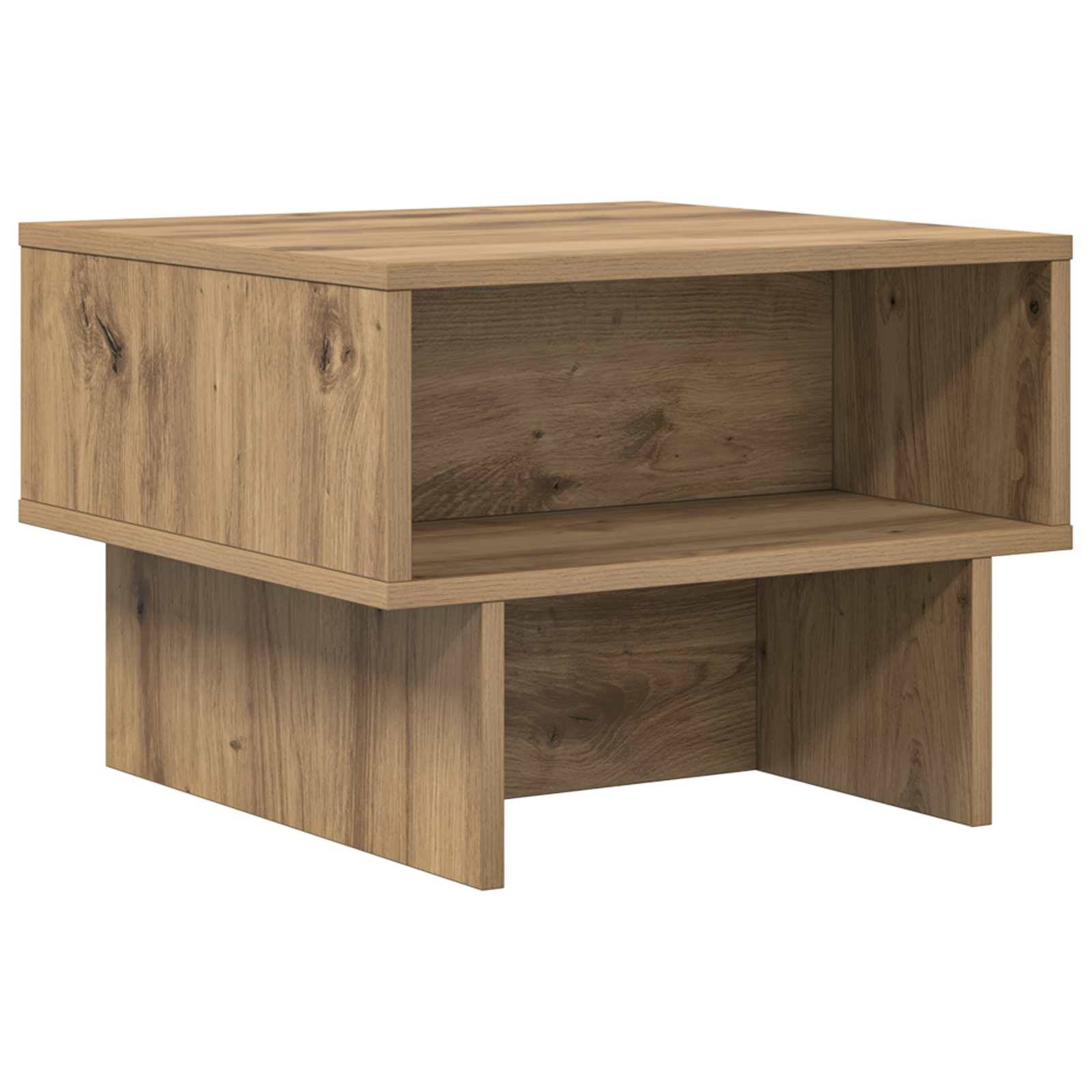 vidaXL Couchtisch Artisan-Eiche 48 x 46 x 35 cm Holzwerkstoff