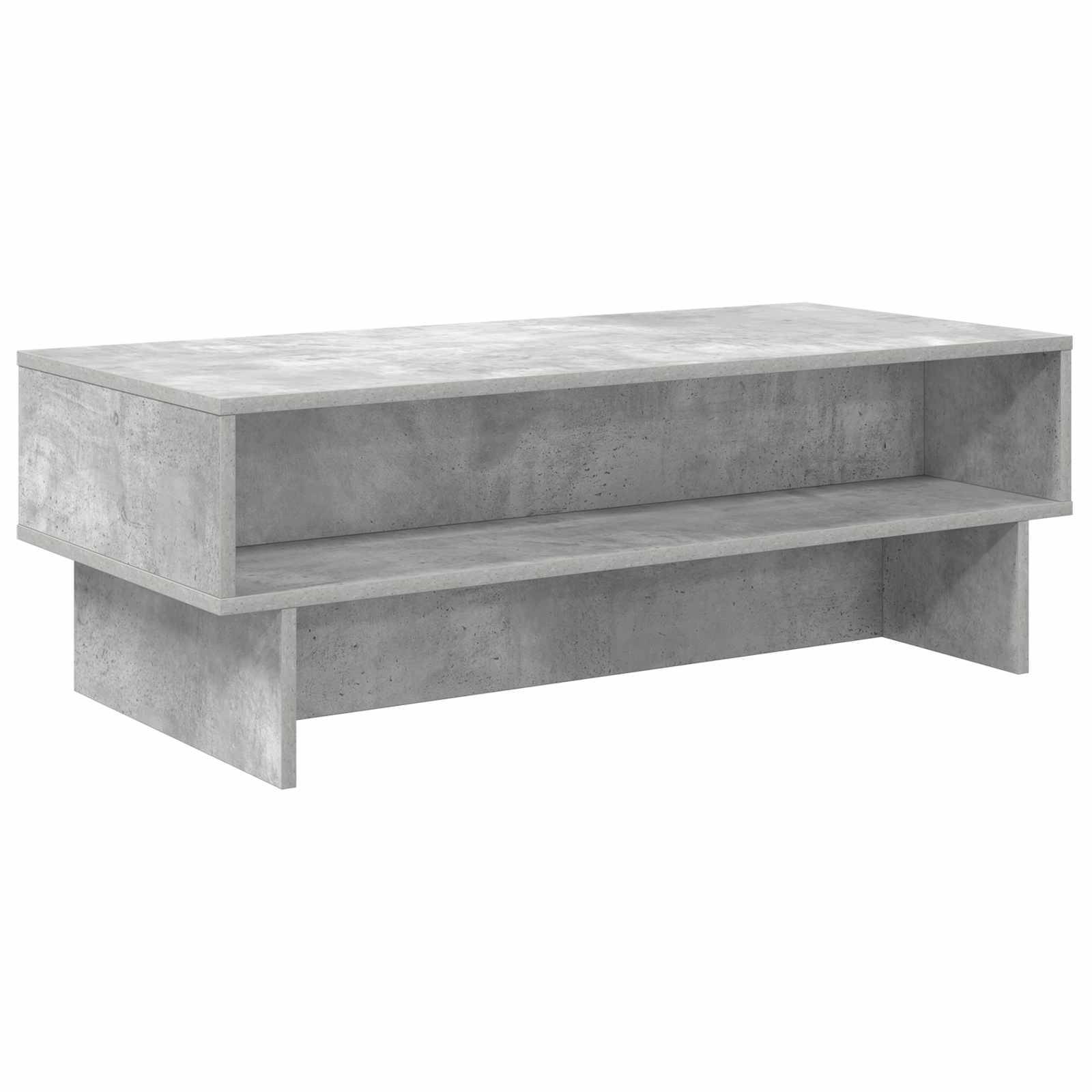 vidaXL Couchtisch Beton Grau 100 x 46 x 35 cm Holzwerkstoff