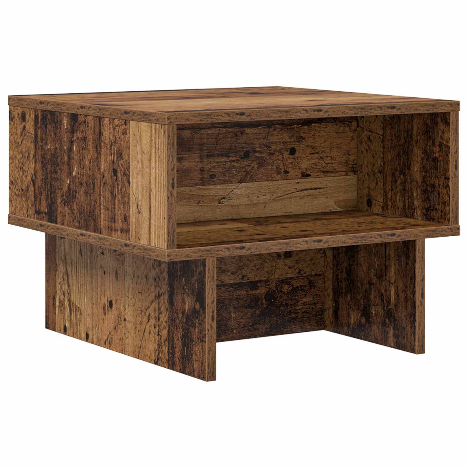 vidaXL Couchtisch Altholz 48 x 46 x 35 cm Holzwerkstoff