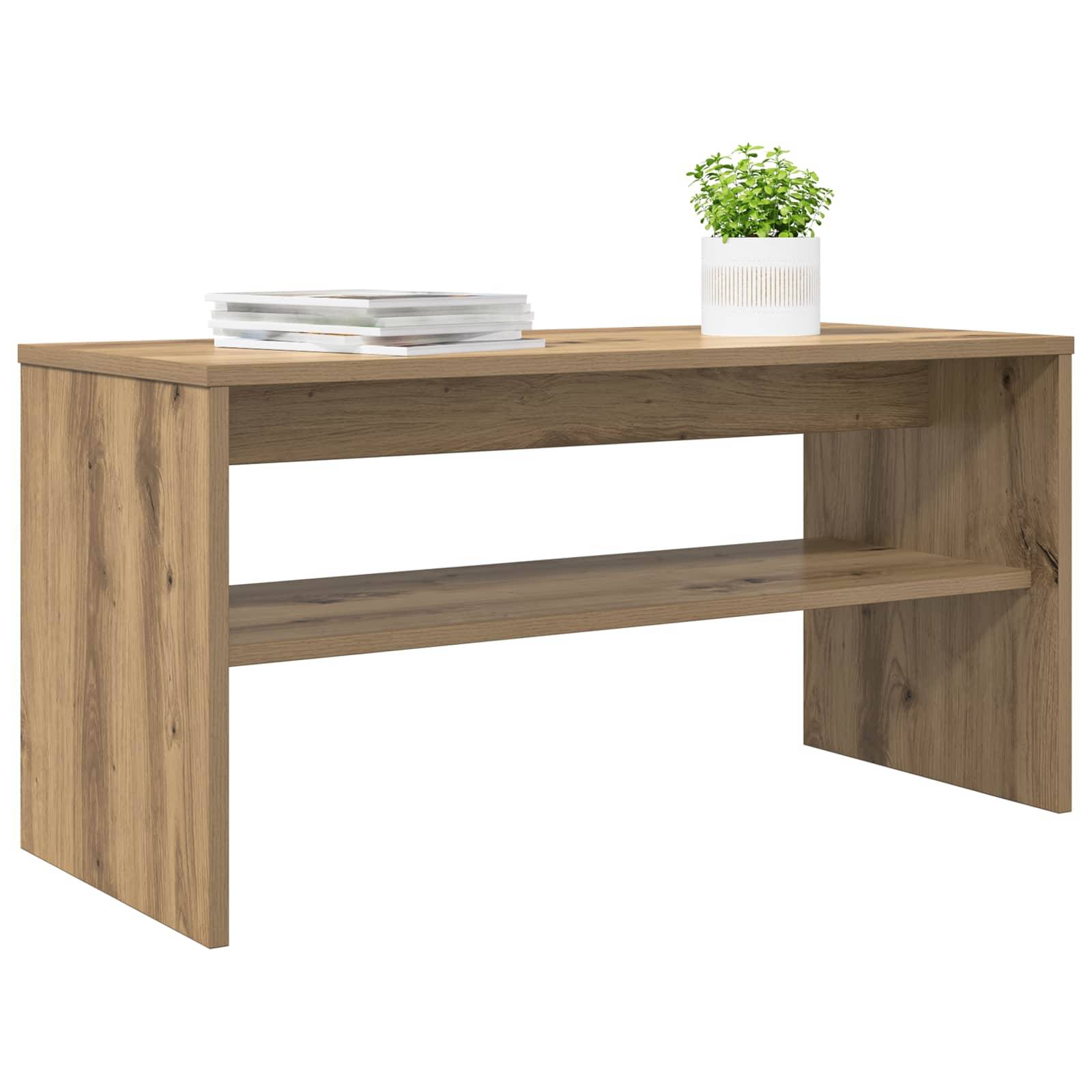 vidaXL TV-Schränk Artisan-Eiche 80 x 35 x 40 cm Holzwerkstoff