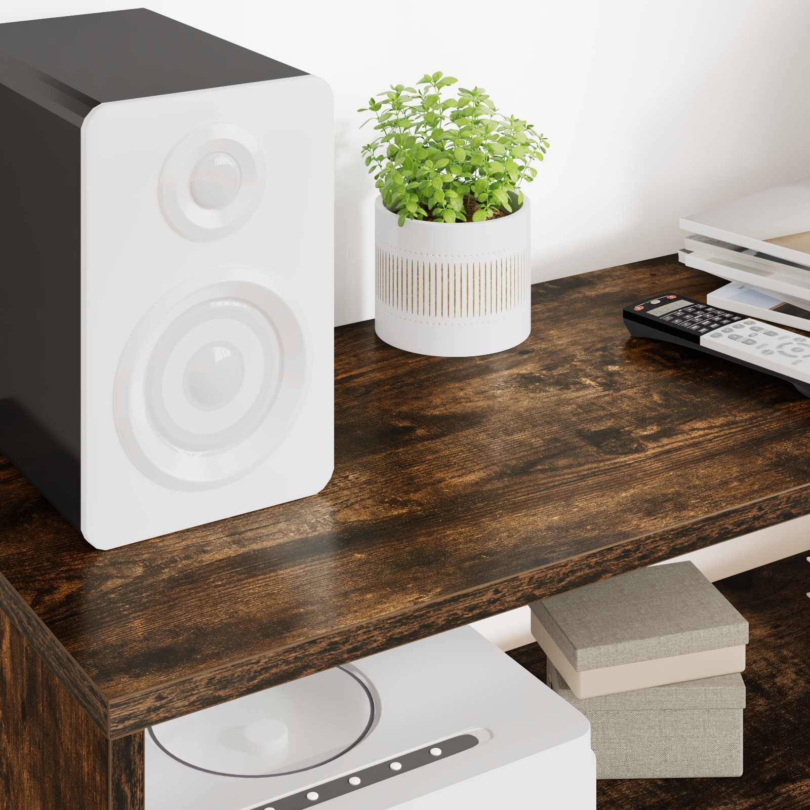 vidaXL TV-Schränk Geräucherte Eiche 100 x 30 x 40 cm Holzwerkstoff