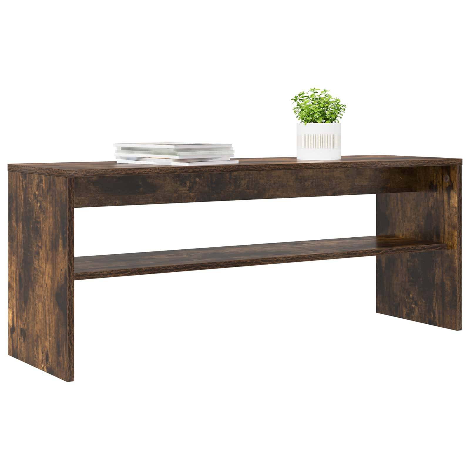 vidaXL TV-Schränk Geräucherte Eiche 100 x 30 x 40 cm Holzwerkstoff