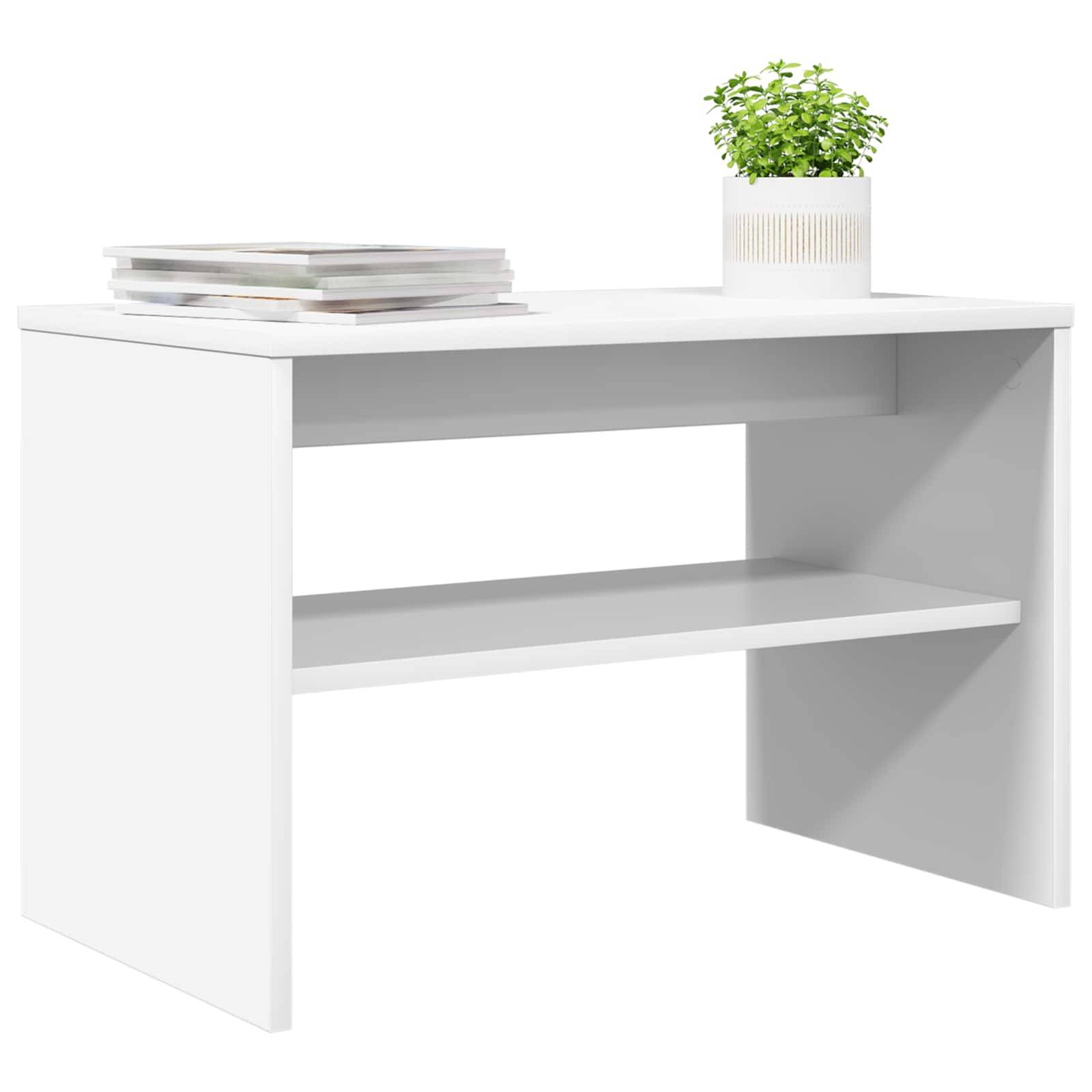 vidaXL TV-Schränk Weiß 60 x 35 x 40 cm Holzwerkstoff