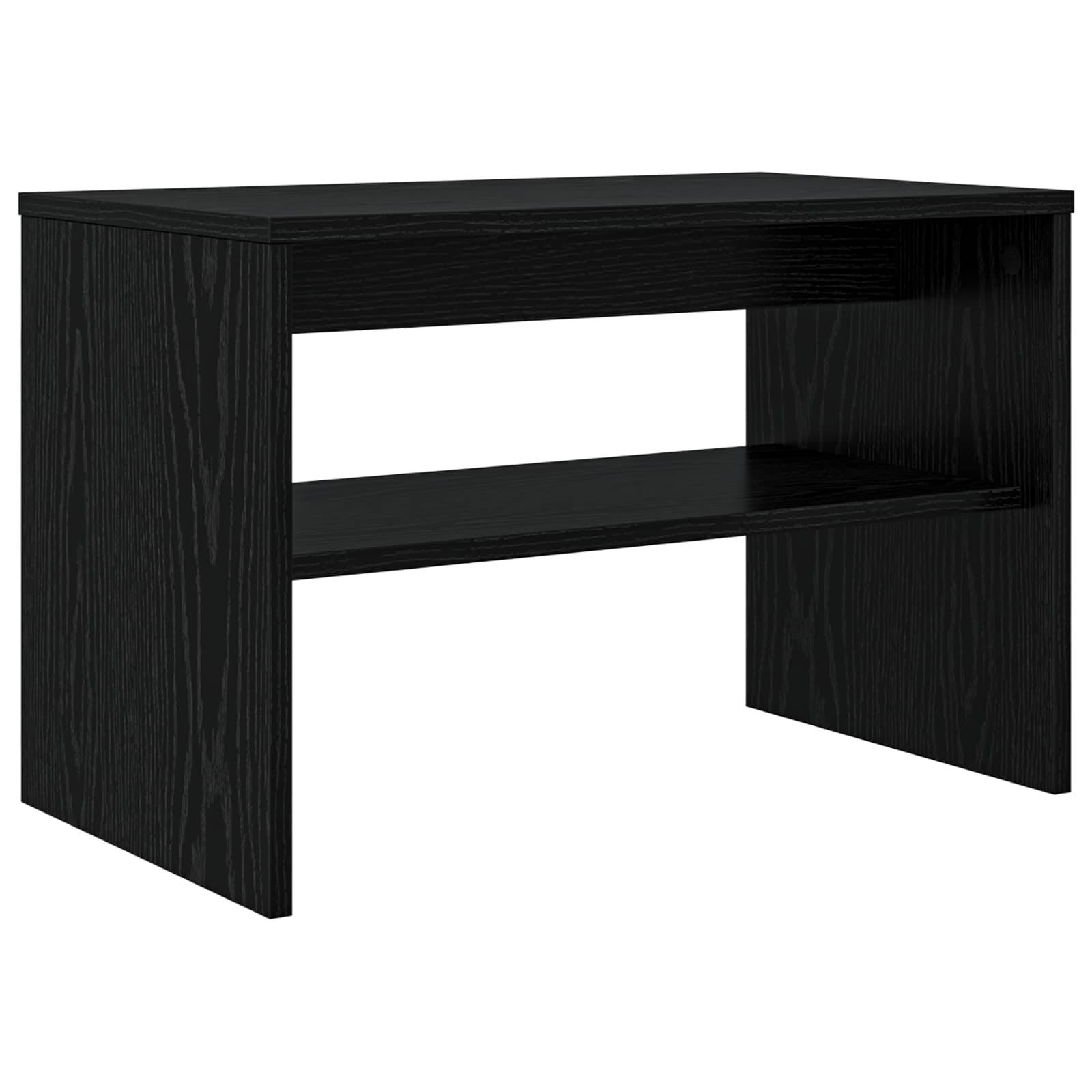 vidaXL TV-Schränk Schwarz Eichen-Optik 60 x 35 x 40 cm Holzwerkstoff