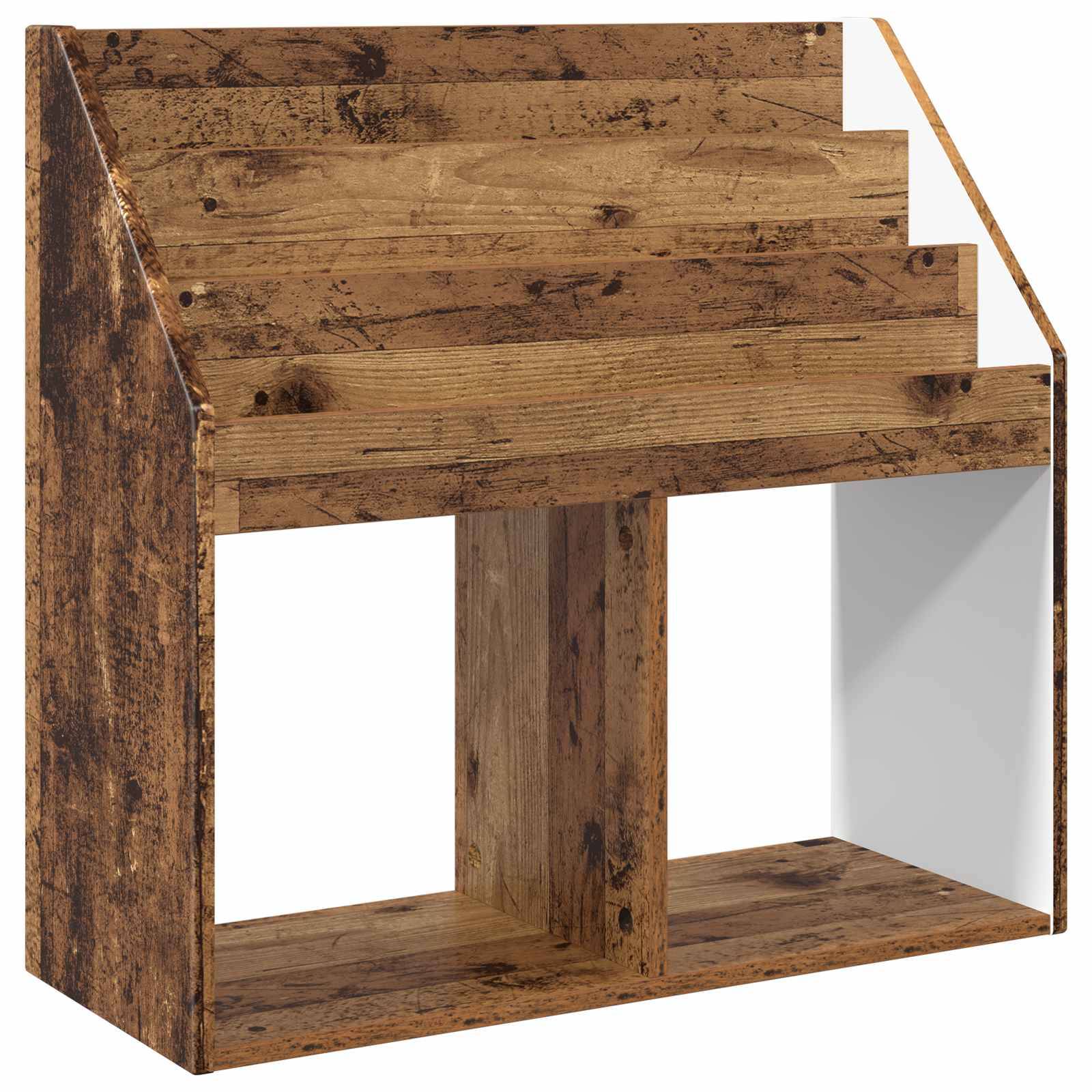 vidaXL Kinderregal Altholz 72,5 x 29,5 x 69 cm Holzwerkstoff
