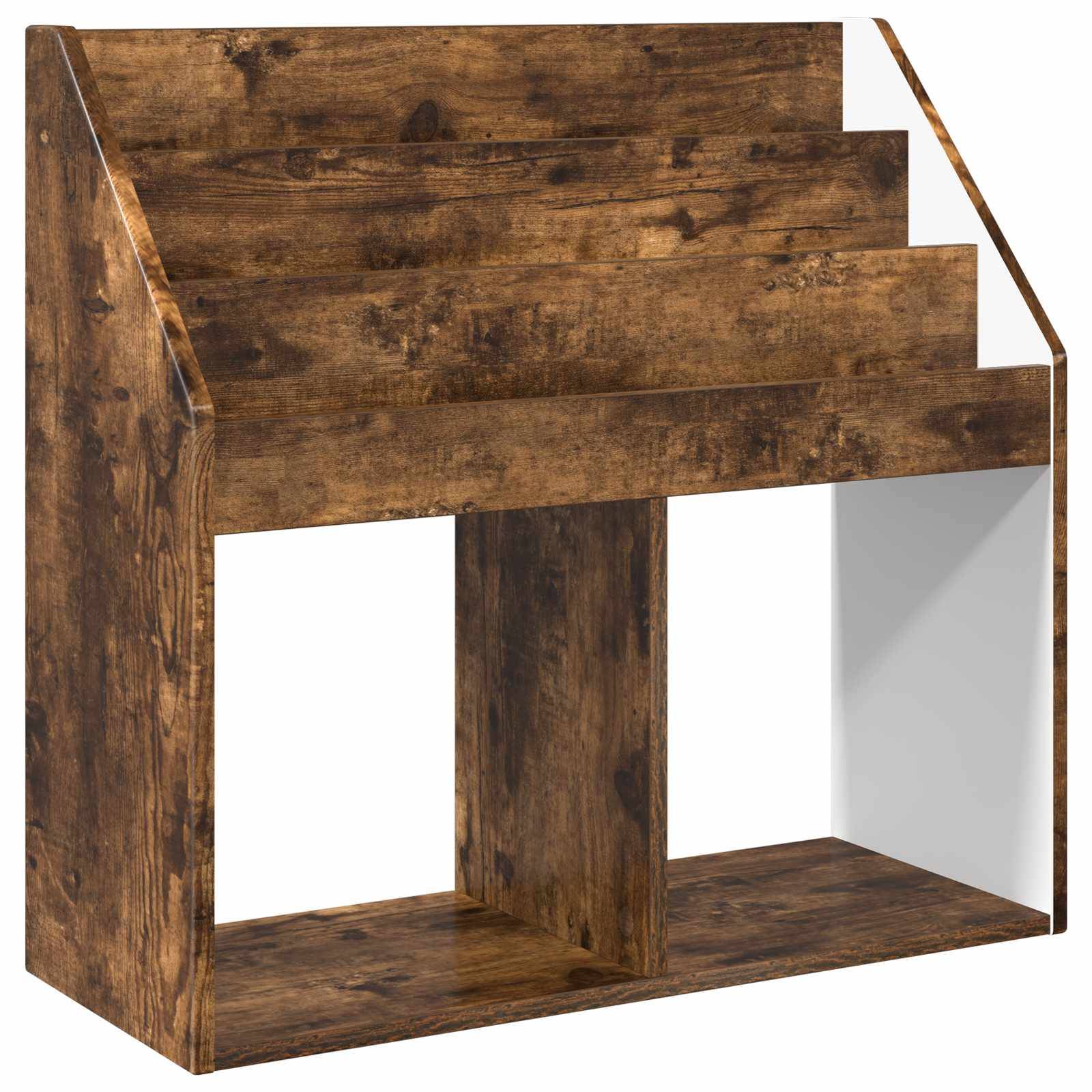 vidaXL Kinderregal Geräucherte Eiche 72,5 x 29,5 x 69 cm Holzwerkstoff