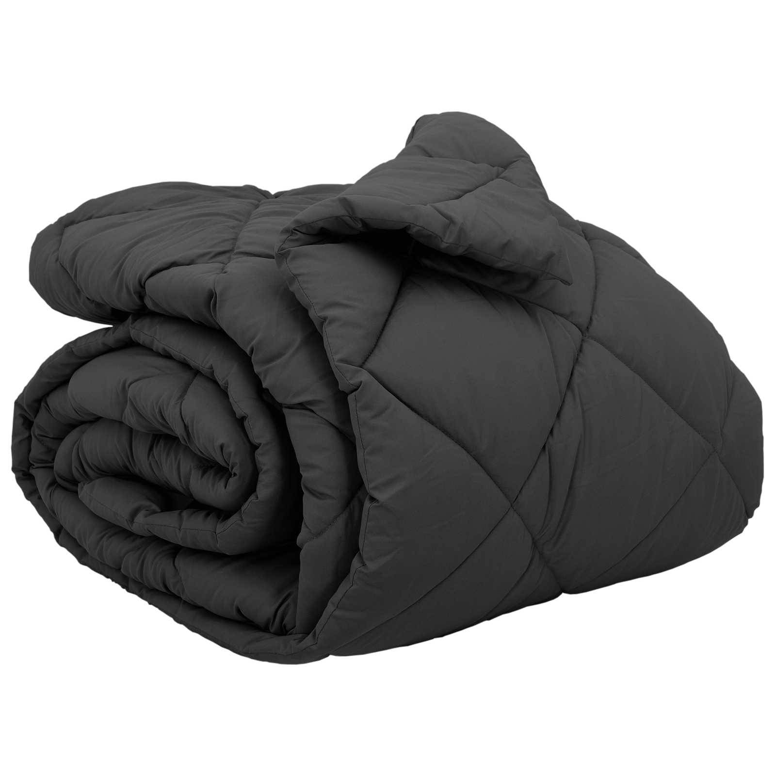 vidaXL Winterbettdecke Anthrazit 220 x 240 cm Mikrofaser