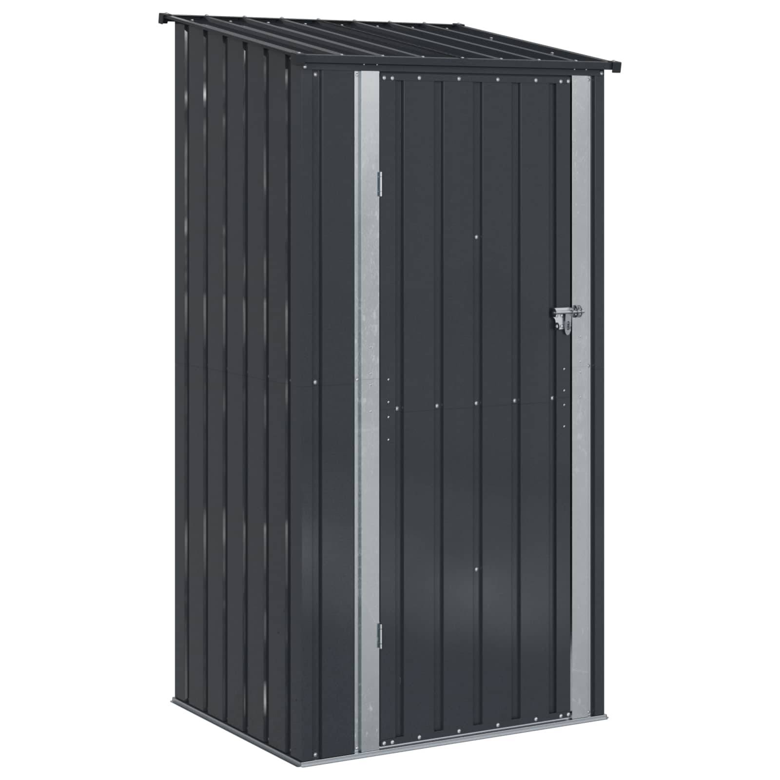 vidaXL Gartenhütten Anthrazit 103 x 86 x 200 cm Metall