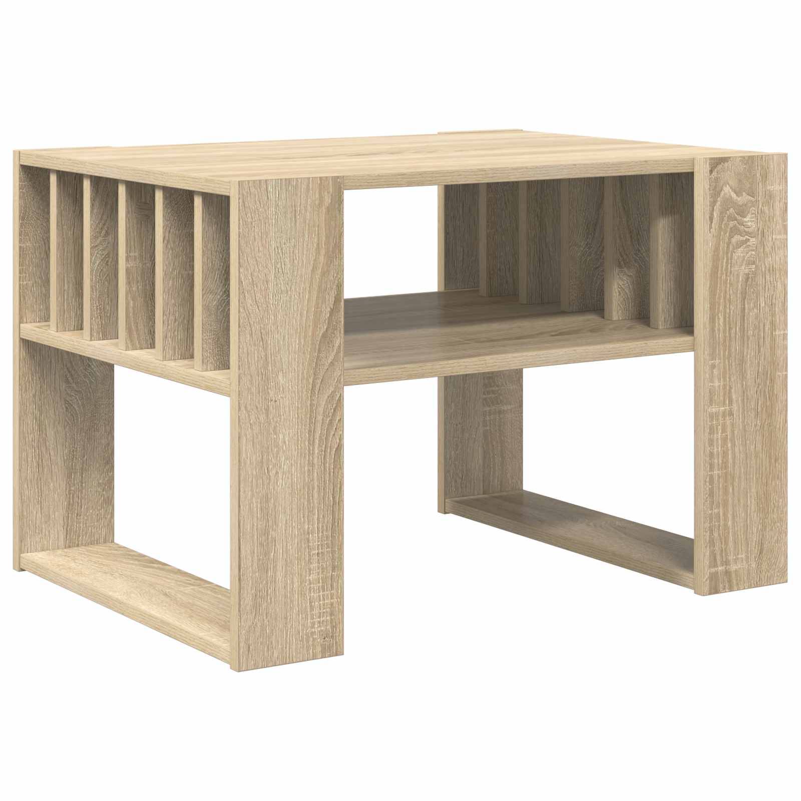 vidaXL Couchtisch Sonoma-Eiche 66 x 49,5 x 45 cm Holzwerkstoff
