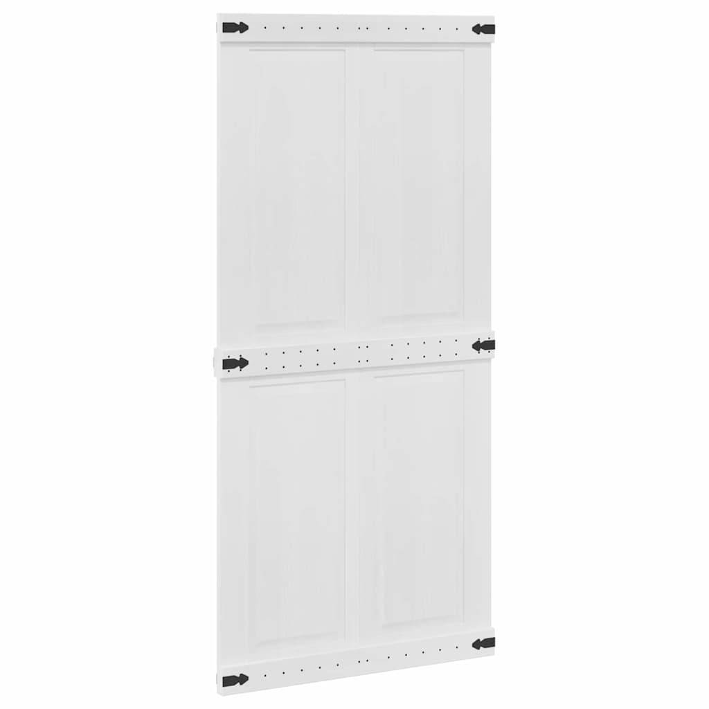 vidaXL Tür Corona Weiß 100 x 210 cm Holzwerkstoff