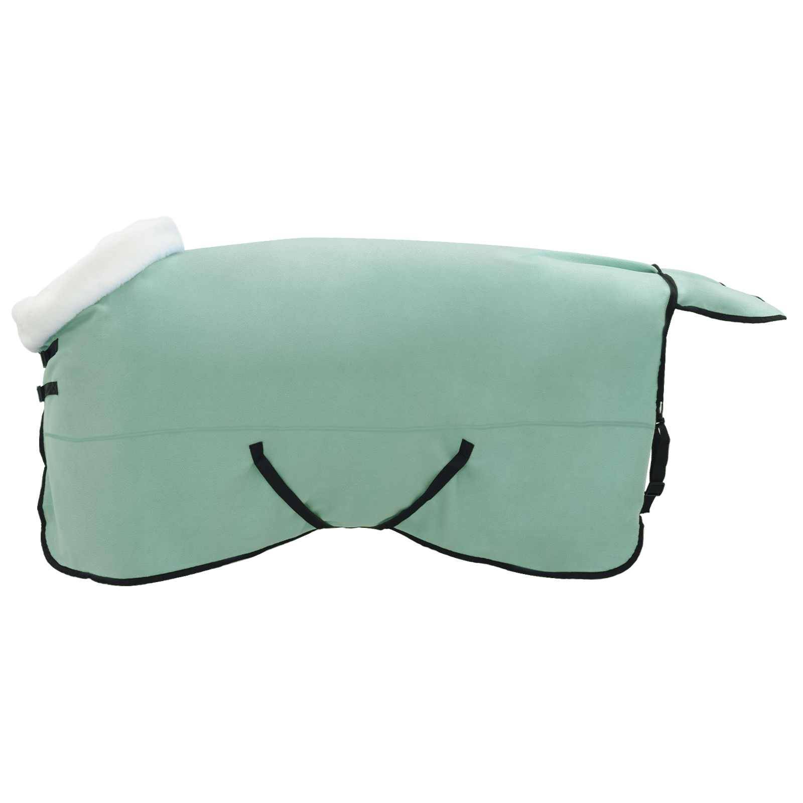 vidaXL Pferdedecke Dunkelgrün 125 cm Polarfleece